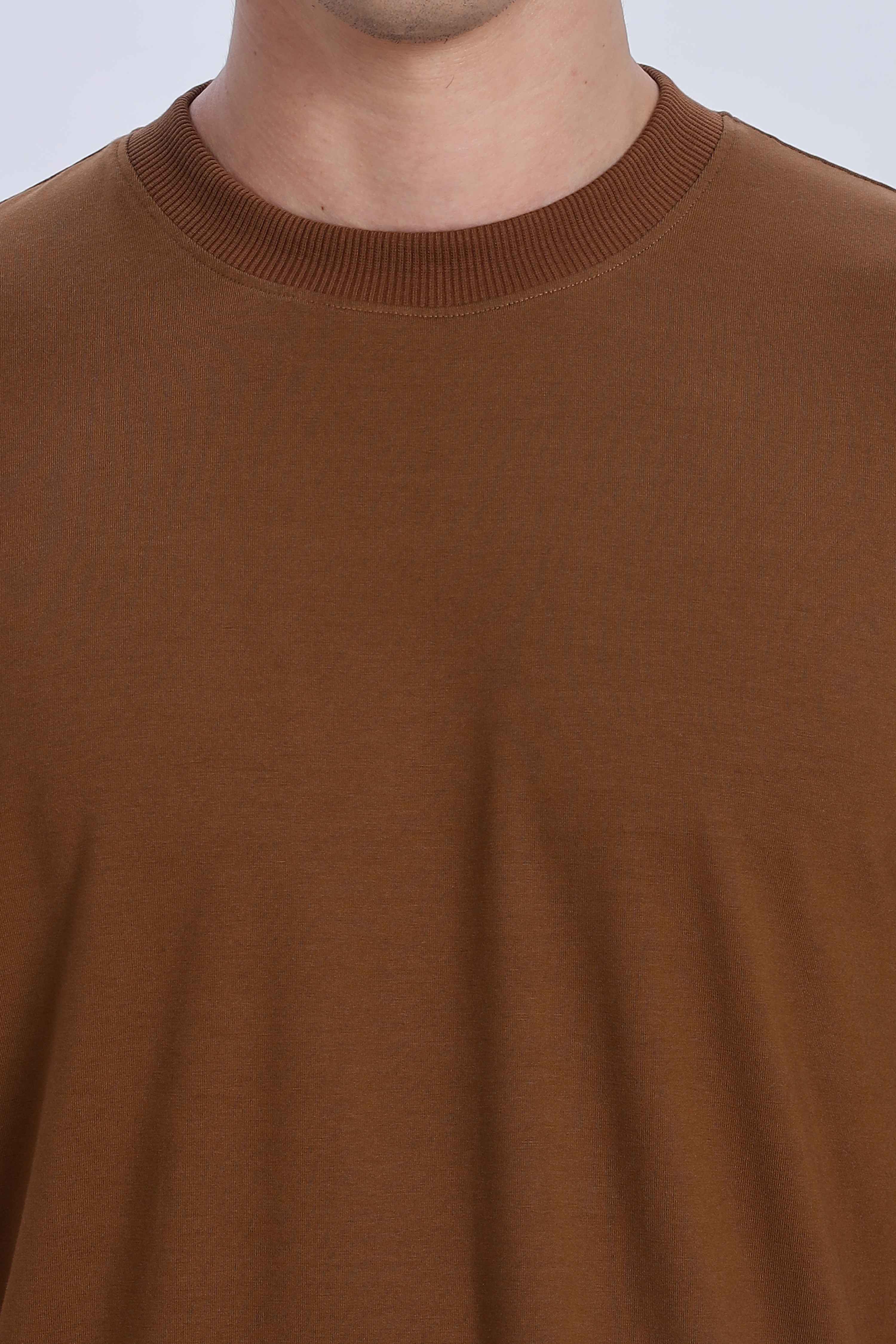 Relaxed Fit Light Brown Tshirt