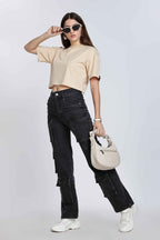 CROP TOP BEIGE