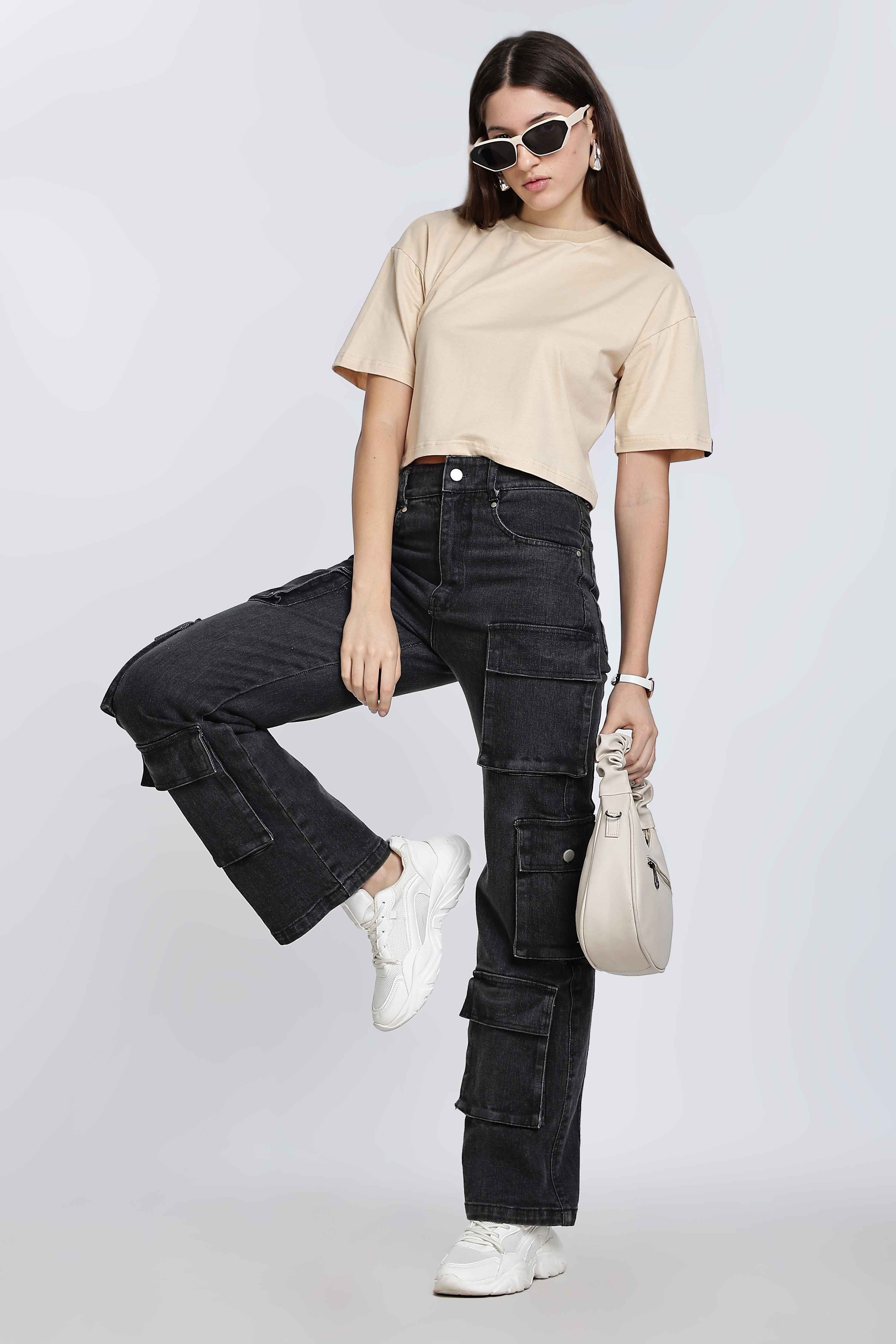 CROP TOP BEIGE