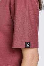 CROP TOP CORAL RED
