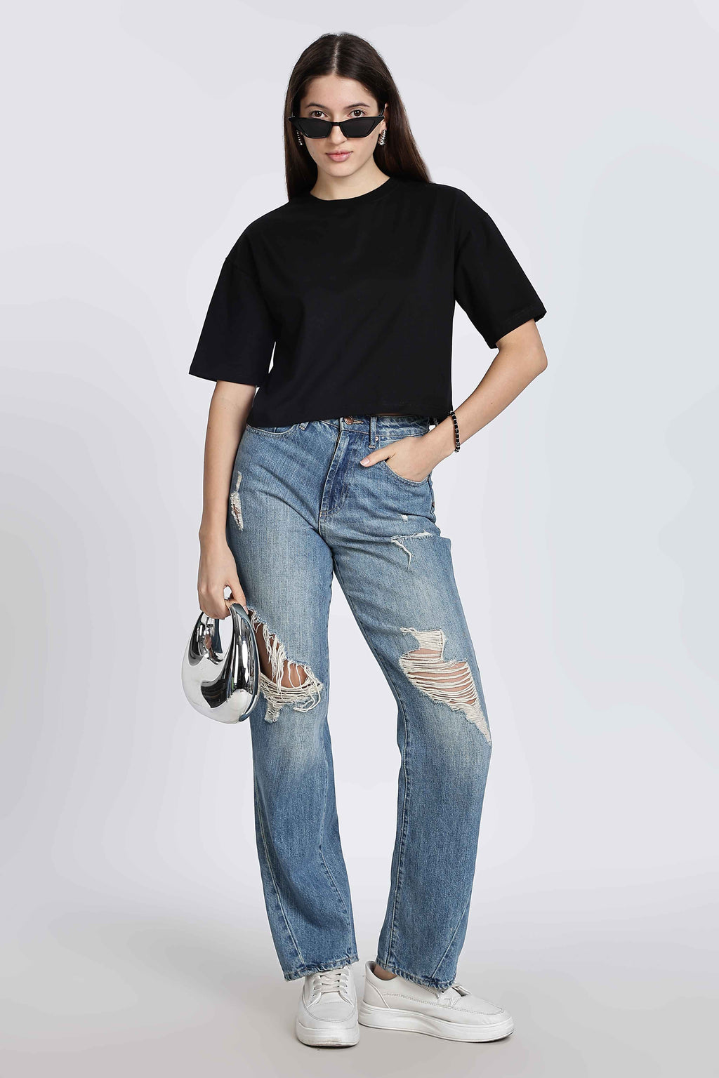 CROP TOP BLACK