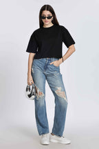 CROP TOP BLACK