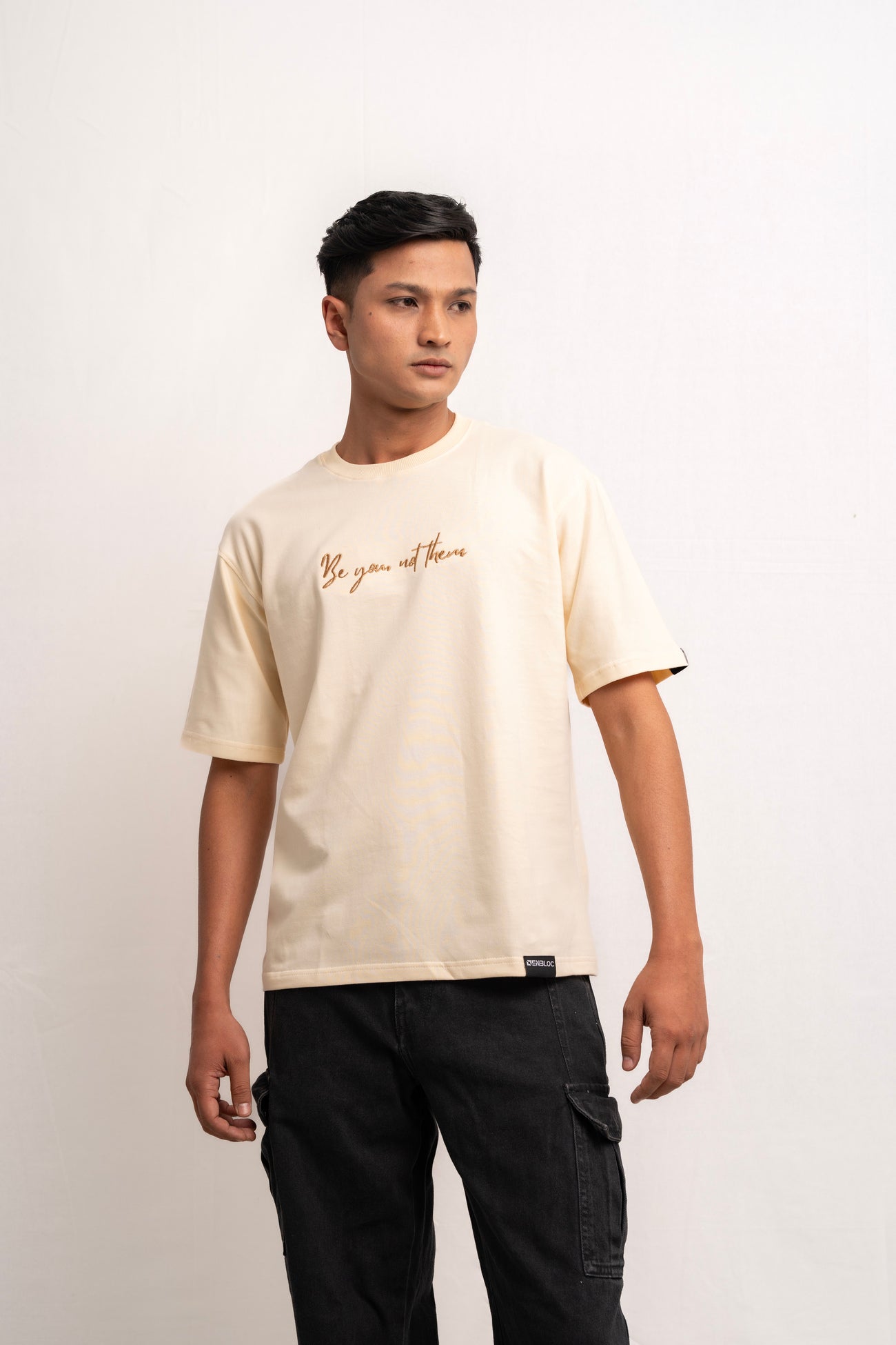 Be You Not Them Cream Tshirt